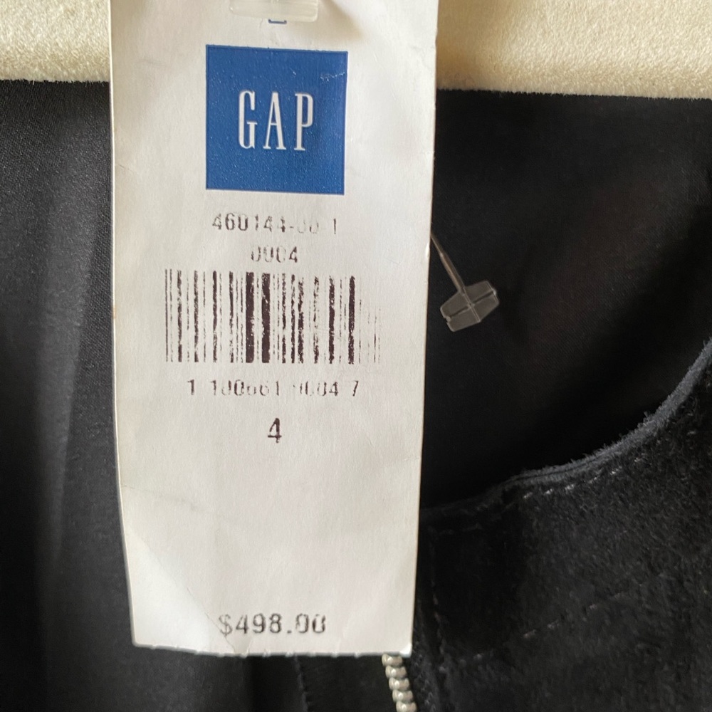 NWT $498 GAP SUEDE ZIP FRONT SHIFT DRESS SIZE 4 - Picture 10 of 12